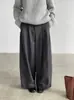 Pantalones casuales de pierna ancha adelgazantes de cintura alta estilo coreano Taochuan para mujer, otoño 2026, de un botón, plisados, pierna ancha T5222