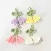 Crochê Feito à Mão com Lã, Flores Fofas de Lírio-do-Vale, Roupas, Suéteres, Bolsas, Casacos, Decorações de Cortinas, Acessórios, Peças Feitas à Mão
