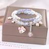 Pulsera Estudiante Pulsera Wholesale Pulsera Infantil Con Cuentas Cristal Femenina Linda Estudiante BFF Niña Moda Princesa