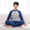 Conjunto de Ropa de Otoño para Adolescentes, Pijama de Algodón Puro para Niños, Ropa Interior Básica de Algodón para Niñas, Conjunto de Ropa Interior Térmica para Niños Mayores