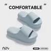 Pantuflas de Suela Gruesa para Hombre, Transpirables Antideslizantes de Verano para Interiores en Casa, Silenciosas para Parejas, Pantuflas de Eva para Mujer, Uso Exterior de Verano