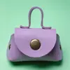Bolsa para Monedas de Cuero PU en Stock, Mini Bolsa de Almacenamiento Pequeña para DIY, Colgante, Llavero Creativo, Accesorio, Regalo Pequeño