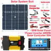 Kit solar combinado de 50W Inversor de 12V a 220V Controlador solar Panel solar Venta caliente transfronteriza