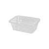 Lonchera desechable de plástico PP para restaurantes comerciales, gruesa, para comida rápida, cuadrada, transparente, con tapa