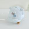 Gorro de Bebé Verano Malla Transpirable Gorra de Algodón Puro Visera Suave para Bebé Recién Nacidos Meses Pequeños Puerta de Guardería Gorro Fetal