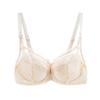Sostén de Seda para Mujer con Aro de Acero Suave, Fino, Talla Grande, Copa Completa, Encaje, Push-up, Sin Costuras, Transpirable, Ropa Interior Push-up