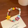 Pulsera de Cuentas de Estrella de Manzana Infantil y Linda para Mujer Verano Dopamina Pulsera Personalizada Fiesta de Estudiantes Pulsera de Alto Valor