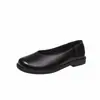 Novos sapatos de trabalho estilo europeu e americano, transfronteiriços 2026, com sola reta, salto baixo, slip-on de verão, atacado em tamanhos grandes
