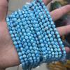 Turquesa azul otimizada natural espaçador 2*4mm disco de ângulo reto conta plana conta roda de turquesa acessórios para joias diy junta