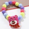 Lote de pulseras de dibujos animados para niños, lindas y dulces pulseras acrílicas coreanas para niños, fabricantes de joyas al por mayor