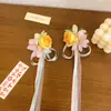 Gran Mariposa Antifaz Flor Seda Flor Pinza de Pelo Accesorios para el Cabello Estilo Nacional Borla Estilo Hada Estilo Antiguo Nuevo Hanfu Lolita Adorno para la Cabeza