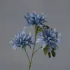 Nuevo Crisantemo de Llama de 3 Cabezas Crisantemo de Llama Artificial Cabeza de Crisantemo de Llama Nueva Flor Falsa Hecha a Mano DIY Decorativa Cabeza de Crisantemo Fabricante Mayorista