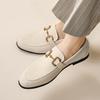Mocasines de Ante de Color Sólido para Hombre Otoño 2024 Estilo Coreano Talla Grande Slip-On Zapatos Casuales de Oficina de Cuero para Hombre