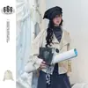 ESCOLHA DA EQUIPE Trench Coat Vintage de Lapela Curta com Botões Duplos de Alta Qualidade para Mulheres, Jaqueta de Caça de Corte Amplo W359