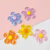 Acessórios de Resina Florais Vazados Transparentes Cola Creme Capa de Celular DIY Materiais para Acessórios de Cabelo Artesanais Patches de Joias Atacado