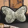 Cojín Decorativo Mariposa Estilo Ins para Sofá de Sala de Estar, Nuevo Cojín de Tatami de Lujo de Gama Alta, Cojín Lumbar, Transfronterizo