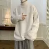 Suéter interior de cuello alto para hombre, otoño e invierno, nuevo, holgado, casual, de alta calidad, suave, guapo, suéter básico para niños