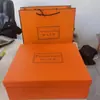 Caixa de Presente Dropshipping Conjunto Caixa de Presente Laranja Embalagem para Presente de Aniversário Caixa para Bolsa de Mão Feminina