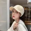 Gorra de Béisbol de Punto Cálido Sombrero con Visera Protección contra el Frío Otoño e Invierno Protección para las Orejas Sombrero de Moda Casual Sombrero al por Mayor Otoño