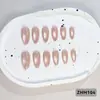 24 PIEZAS Colección de Arte para Uñas Bestseller Transfronterizo Navidad Halloween Flor Uñas Portátiles Ojo de Gato Halloween Piezas de Uñas Portátiles