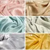Tecido Super Macio de Seda Cristal Perolada Brilho Seda Tecido de Moda para Vestido de Casamento Camisa