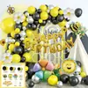 Cadena de Globos Temática Abejita Amazon Transfronteriza Set de Decoración de Globos para Cumpleaños de Adultos y Niños