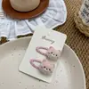 Osito de Peluche de Dibujos Animados Lindo Pin BB Diadema para Niños Accesorios para el Cabello Lindos de Invierno para Niñas Banda de Goma para el Cabello que No Daña Pinza para el Cabello