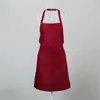 Nuevo Delantal Publicitario Promocional de Color Sólido con Cuello Halter Uniforme Espesado para Personal de Cocina y Tienda de Té de Leche con Texto Impreso