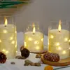 Luces de Cadena Simuladas Transfronterizas Control Remoto Vela Electrónica LED Taza de Luz de Cadena Acrílica Concierto Cumpleaños Decoración Romántica
