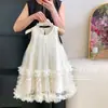 Vestido de Malla Dulce y Lindo Estilo para Niñas Verano 2026 Sin Mangas Vestido de Princesa Pastel Vestido de Bebé