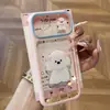 Adesivo de cachorro bom se transforma instantaneamente em capa transparente compatível com Apple 17promax iPhone 16 dopamina céu estrelado