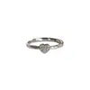 Anillo Versátil de Personalidad Plateado Galvanizado de Plata S999 de Alta Calidad para Mujer, Joyería de Anillo de Corona con Diamante de Seis Garras de Lujo Ligero