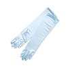 Guantes largos de satén estilo Hepburn para vestido de novia, vestido de fiesta de noche, accesorios para fotos de cumpleaños y escenarios. Conjunto de brazos.