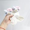 Calcetines de Muñeco 3D Versátiles de Doble Puntada Estilo Coreano para Niños Calcetines de Peluche de Dibujos Animados Calcetines de Media Caña Calcetines Caídos