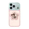 Soporte de espejo de nube para pulsera, compatible con funda de teléfono Apple 18pm, iPhone 16, diseño lindo, estilo nuevo para mujer, 15, minimalista