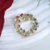 Broche de Natal de alta qualidade, temperamento feminino, flor de strass, pino, senso de alta qualidade, broche, acessórios para roupas, presente criativo de Ano Novo