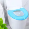 Cojín para asiento de inodoro doméstico impermeable de plástico para casa de alquiler compartida baño público cubierta de asiento de inodoro cojín para tapa de inodoro general para las cuatro estaciones