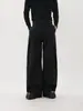 Pantalones de Traje Grises para Mujer, Primavera y Otoño, Holgados Rectos de Cintura Alta Casual Largos hasta el Suelo, de Pierna Ancha de Caída Elegante de Gama Alta, Modernos