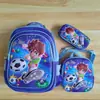 Venta al por mayor de fabricante juego de tres piezas de mochila escolar para estudiantes de primaria mochila de gran capacidad de 16 pulgadas, envío directo de una pieza mochila escolar de caparazón duro 3D
