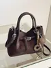 Bolso de trabajo de otoño e invierno para mujer, nuevo bolso de hombro retro de moda 2026, bolso cruzado de gamuza