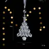 Decoración Navideña de Producto Nuevo Transfronteriza Colgante Transparente Colgante para Decoración de Árbol de Navidad Copo de Nieve Transparente Reno Ángel Guirnalda