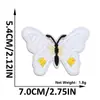 Parche de Tela Bordado de Mariposa Multicolor de Venta Caliente Transfronterizo, Parche Termoadhesivo sin Costura, Decoración para Bolsos y Ropa