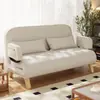 Sofá-Cama Dobrável Individual ou para Várias Pessoas Tecido Removível e Lavável Apartamento Pequeno Quarto Sala de Estar Sofá Preguiçoso Sofá Multifuncional