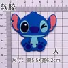 Broche de Lilo y Stitch Transfronterizo Stitch Flor para Zapatos de PVC Accesorios de Joyería DIY Parche Pin Decorativo