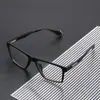 Gafas lisas para estudiantes nuevas 2024 pata de silicona antideslizante patillas de resorte caja pequeña retro se pueden equiparar con gafas de graduación