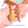Longo tempo não desbota Ouro de areia do Vietnã para sempre seguro dia para colar cabeça de Buda diy corrente de clavícula ajustável corrente de suéter feminino