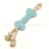Brinquedo de Treinamento Resistente a Mordidas para Cachorro em Estoque, Brinquedo para Cão de Estimação Corda de Algodão, Brinquedo para Animal de Estimação em Formato de Osso