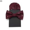 Moda Casual para Hombre Estilo Coreano Calavera Corbata de Vestir Corbata Pañuelo de Bolsillo Set de Tres Piezas Corbata Personalizada Punto