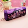 Han Xing accesorio tinta rosa straykids ive TWICE personalidad PU almacenamiento bolsa de papelería estuche de lápices accesorio estrella