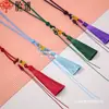 Colgante de Borla Hecho a Mano Estilo Vintage para Accesorios DIY, Cuerda Colgante para Bolsos, Etiquetas para Incienso y Artículos Decorativos